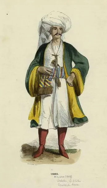 What shoes did Tashkent and Fergana men prefer to wear with pants?
