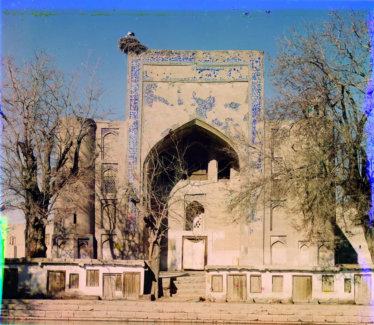 Bukhara.  Lyabi-khauz Square. The Nodir-Divan-Begi madrasah