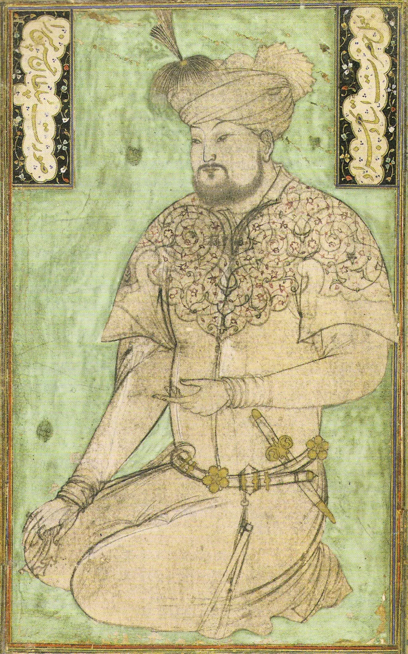 Which ruler worked under the pseudonym Husayni?