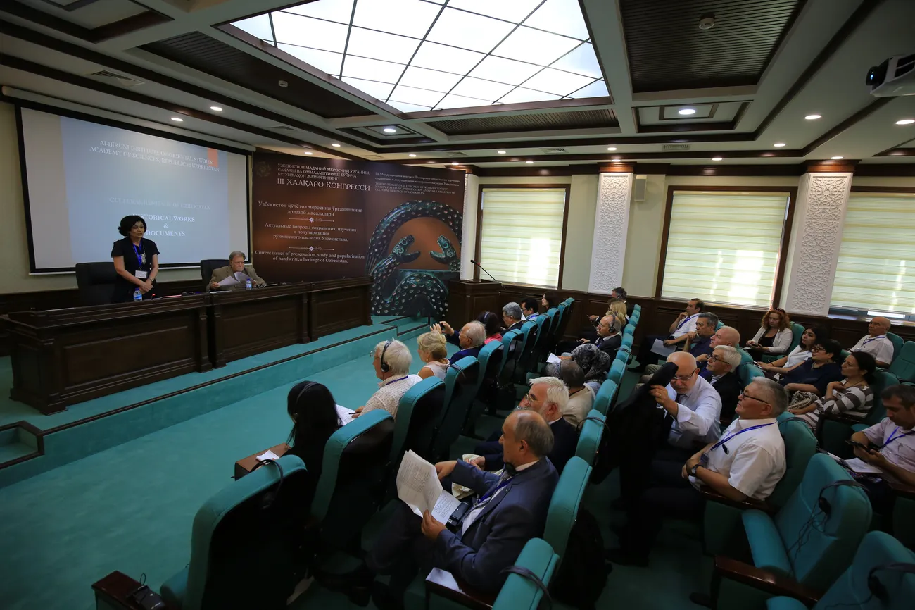 The Third Congress of the World Society for the Study, Preservation and Popularization of the Cultural Legacy of Uzbekistan
