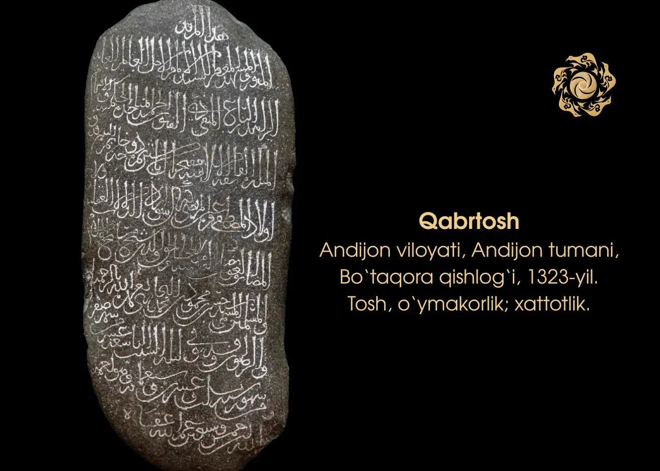 "Stone Apple" of Andijan and an inscribed tombstone
