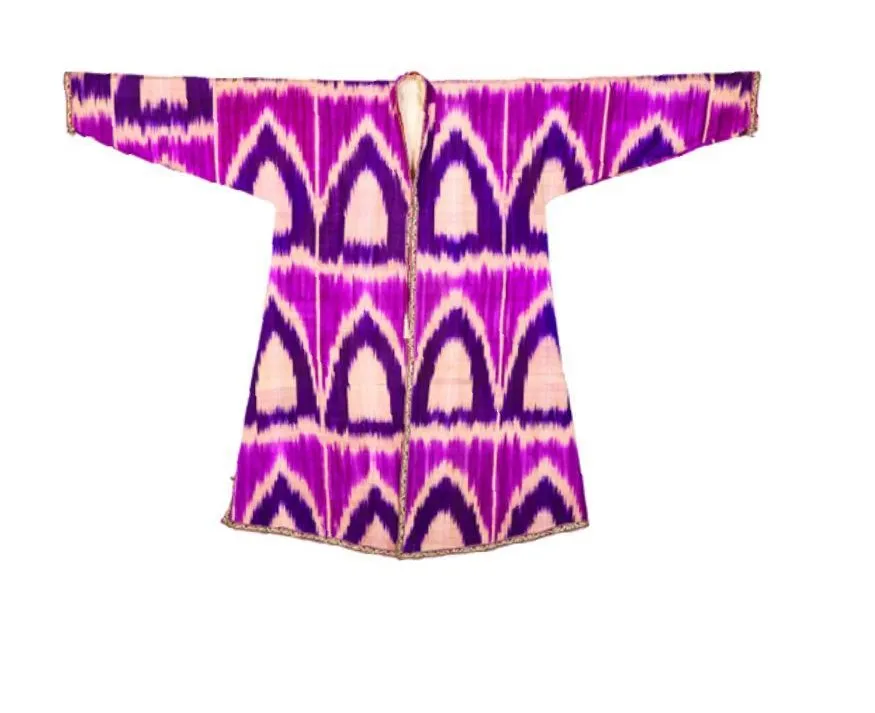 What kind of robes did the men of Tashkent and Fergana wear?