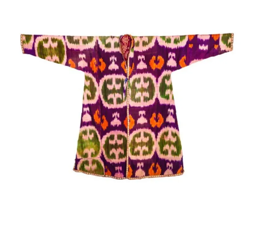 What kind of robes did the men of Tashkent and Fergana wear?