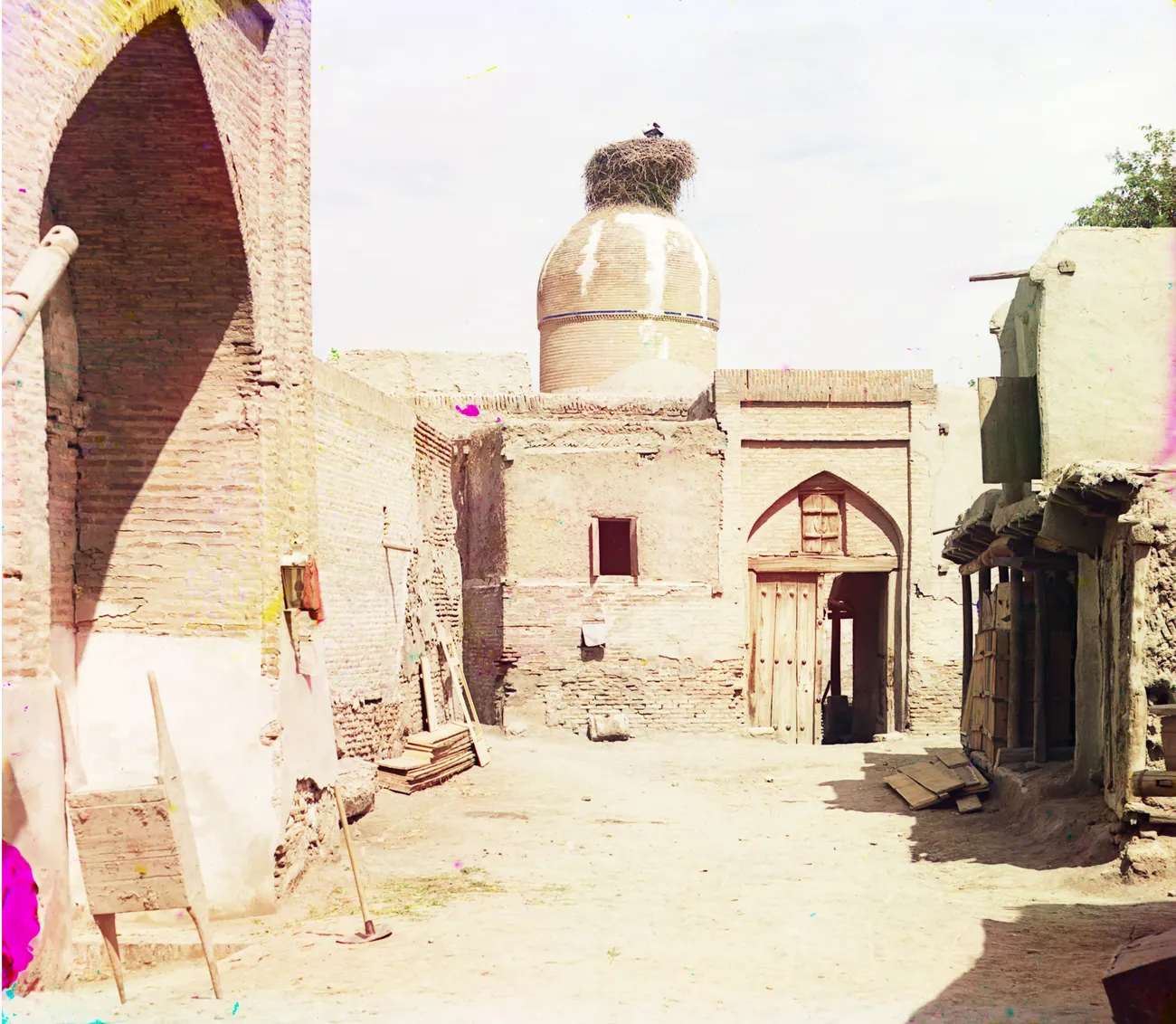 Bukhara.  The Modari-khan lyabi rud mosque