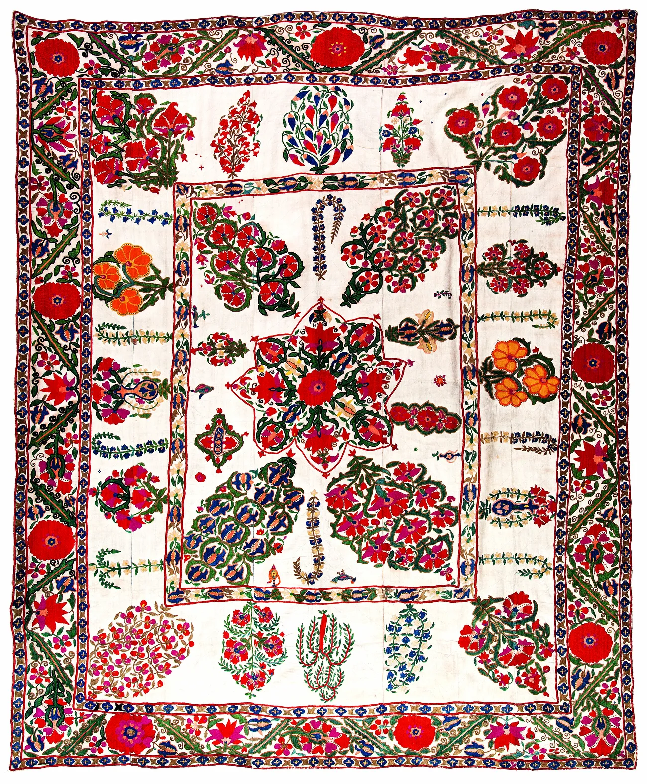 Embroideries from the 19th century in the Naprstek Museum
