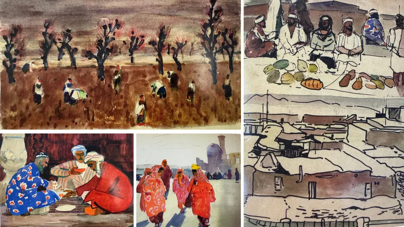"Travel Journal" of the Polish painter Poznansky: Colors of Uzbekistan in Watercolor
