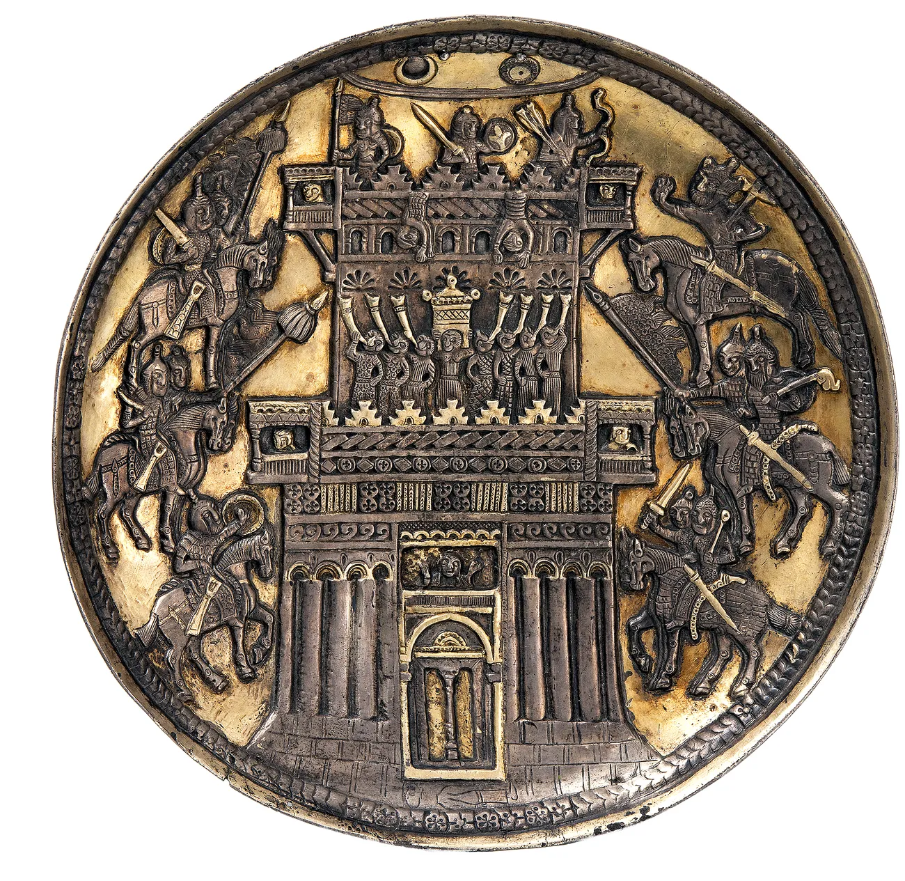Hermitage silver dishes associated with music