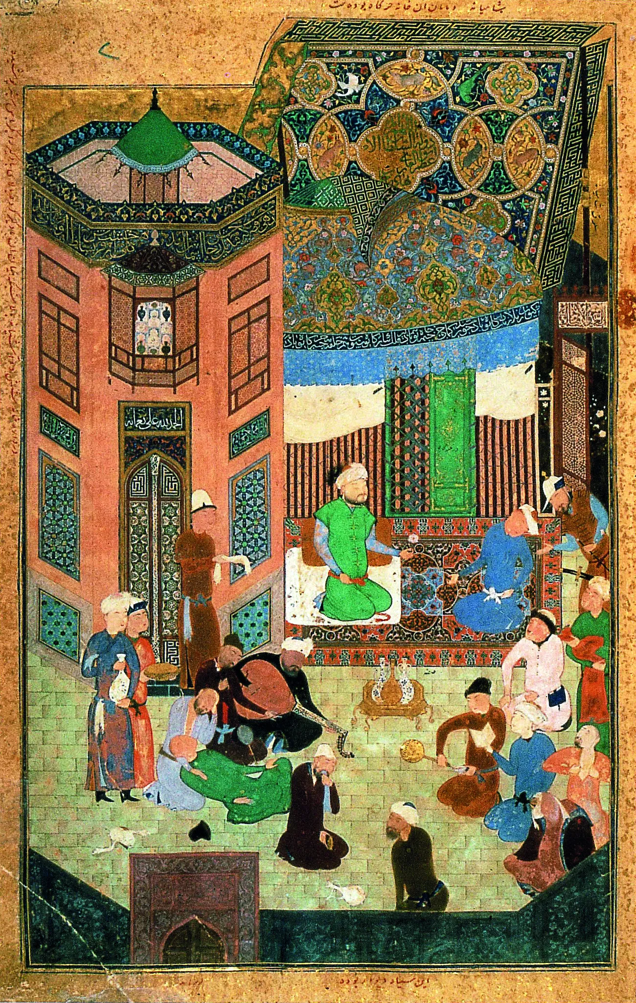 Sulton Husayn Mirzo Boyqaroga atalgan miniatyurada saroyning qanday “sirlari ochilgan”?