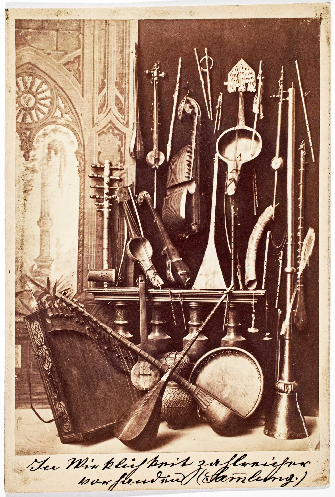 What did Central Asian musical ethnographer August Theodor Eichhorn collect?