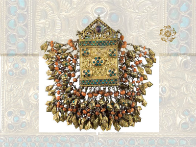 Characteristic jewelry for Khorezm: Butuntirnok