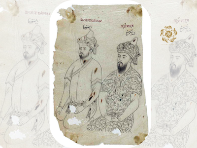 Portraits of the father and son