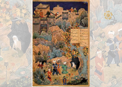 Go'zal tun manzarasida "Iskandar va qalandar"