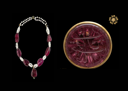 "Balas rubies" — royal jewelry made of spinel