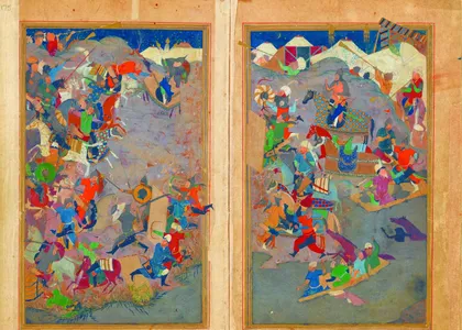 Another rare work of "Raphael of the East" by Kamal ad-din Behzad stored in the library of John W. Garrett