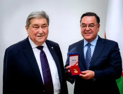The Chairman of WOSCU was awarded a commemorative medal of the Academy of Sciences of the Republic of Uzbekistan