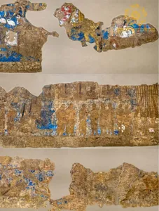 Wall paintings found on Afrasiab hill‌‌