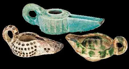 What paints and glazing methods were used in ancient ceramics?