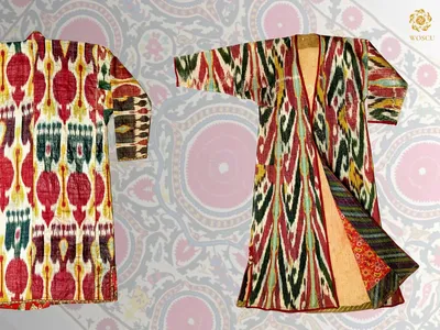 Precious ikat textiles and robes