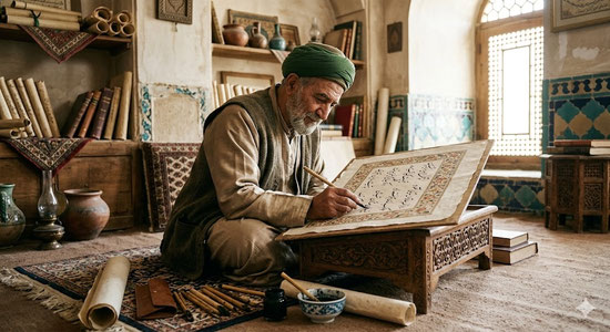 Buxoro xattotlik maktabi: zarrinqalam sohiblarining ixtirolari