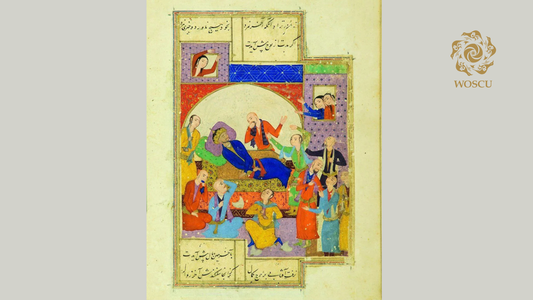 A miniature depicting the last moments of Amir Temur's life has been found