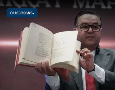 Euronews: Images of the Fixed Stars: Ancient astronomy manuscript resurrected by Uzbek heritage initiative