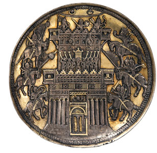 Silverware of Central Asian origin, stored in the Hermitage
