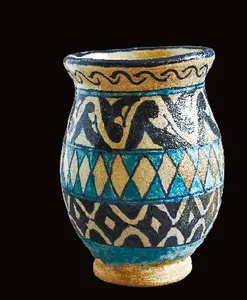 Who formed the collection of Uzbek ceramics in the Museum of Warsaw?