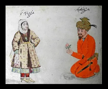 Portrait of two Bukharians‌‌