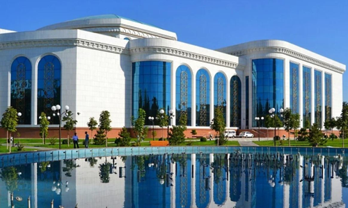 Музей книги в Национальной библиотеке Узбекистана