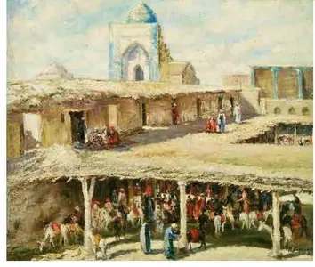 The place of caravanserais in the life of Central Asian cities