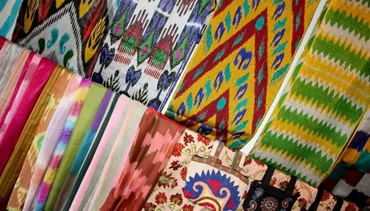 In which states were Samarkand fabrics in demand?