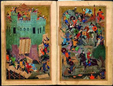 Amir Temur’s difficult victory and the most dynamic battle scene in Behzad’s work