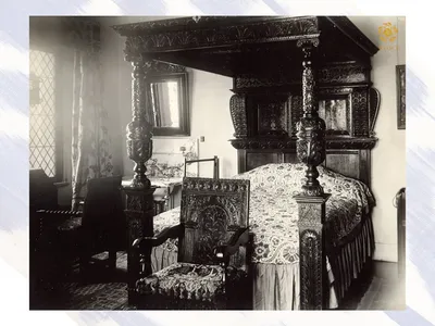 Beauty in the bedroom of Hutton Castle‌‌