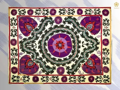 How was the embroidery of the regional centers of Uzbekistan different?