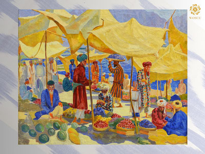 Какие явления Туркестанского края отображали русские художники?