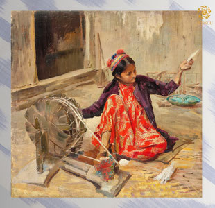 Какая картина узбекского живописца Павла Бенькова была приобретена Третьяковской галереей в 1934 году?