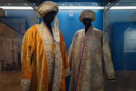 Art from the Palace of the Emir of Bukhara is on display at the Hermitage